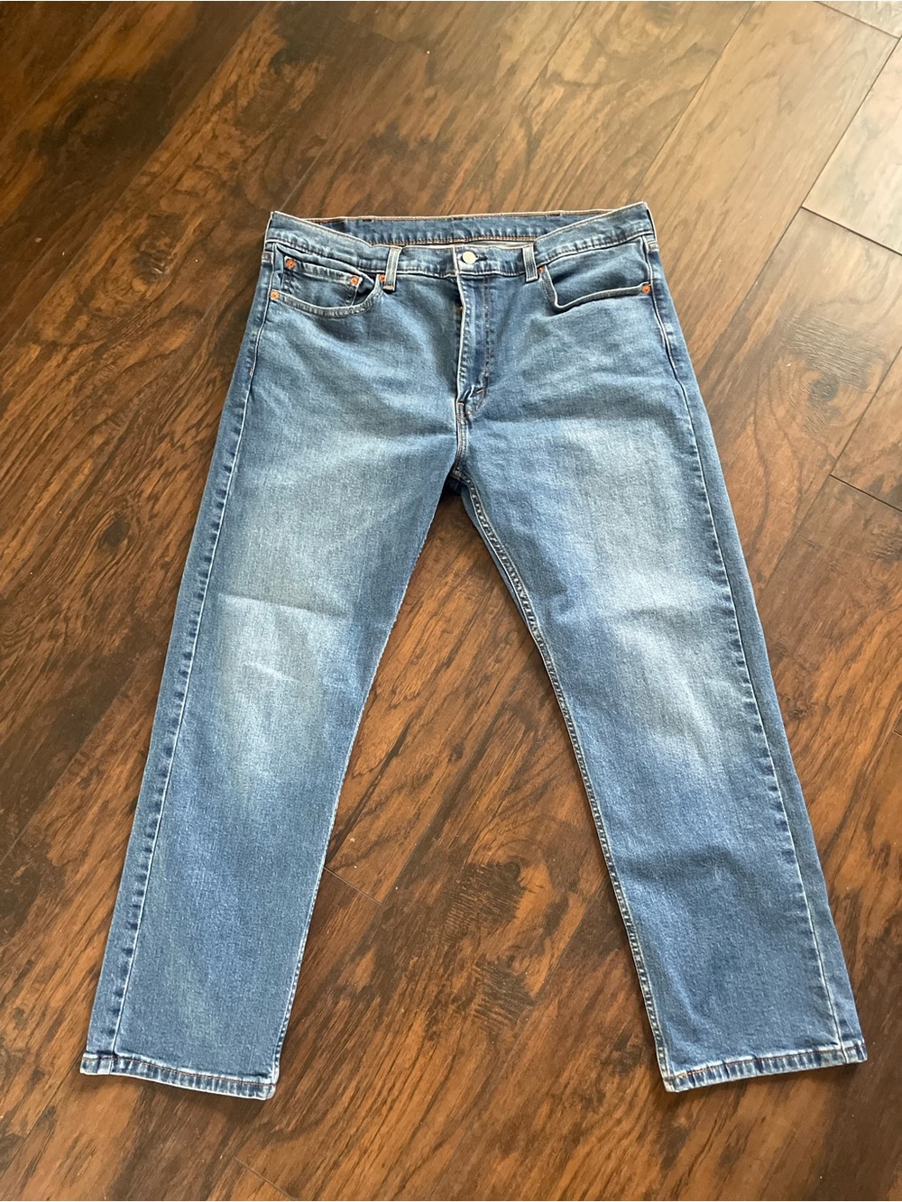 Levi's 505 Light Blue Straight Jeans 38/30